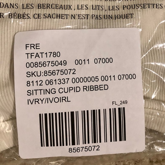 Free People Ivory Tank with Orange Angel Graphic - Picture 6 of 7